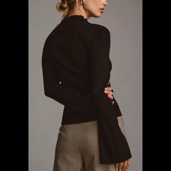 NWT Anthropologie The Arlowe Bell-Sleeve Sweater by Maeve - Picture 2 of 11